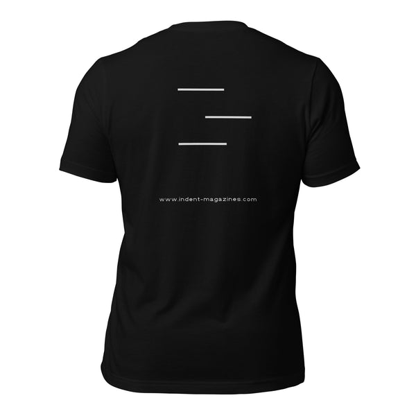 INDENT Black Unisex T-Shirt